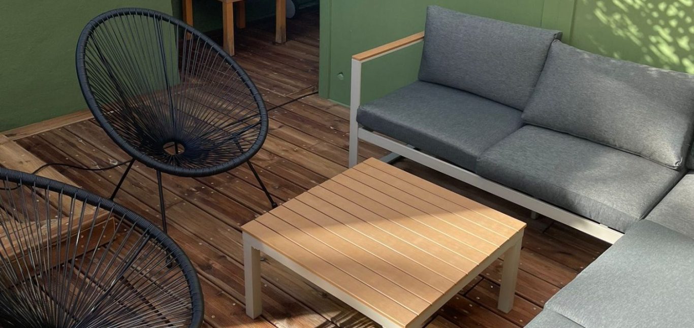 Terrasse en Tamarindo, bois exotique